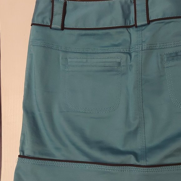 Turq/black hipster skirt - Picture 5 of 6